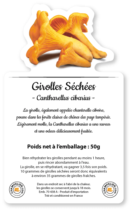 Girolles Sachet de 50 Gr
