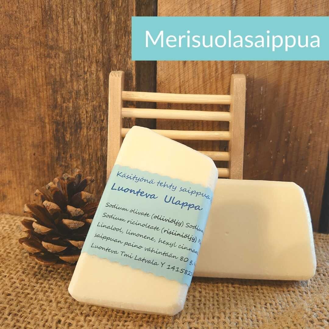 Merisuolasaippua/shampoo Ulappa -käsitehty kotimainen