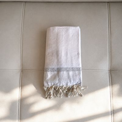 Hamam-päiväpeite JÄTTI 200 × 300 cm – valkoinen | XXL Hamam-pyyhe