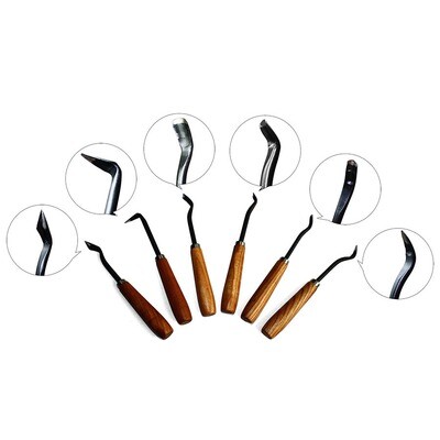Bonsai 6 Pc Carving Tool Set