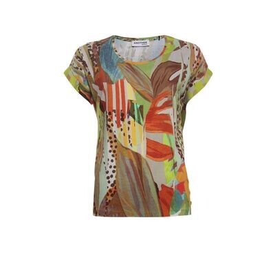 Another Woman shirt leaf print