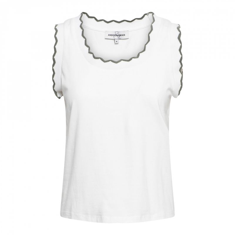 &amp;CO Woman top fancy boord