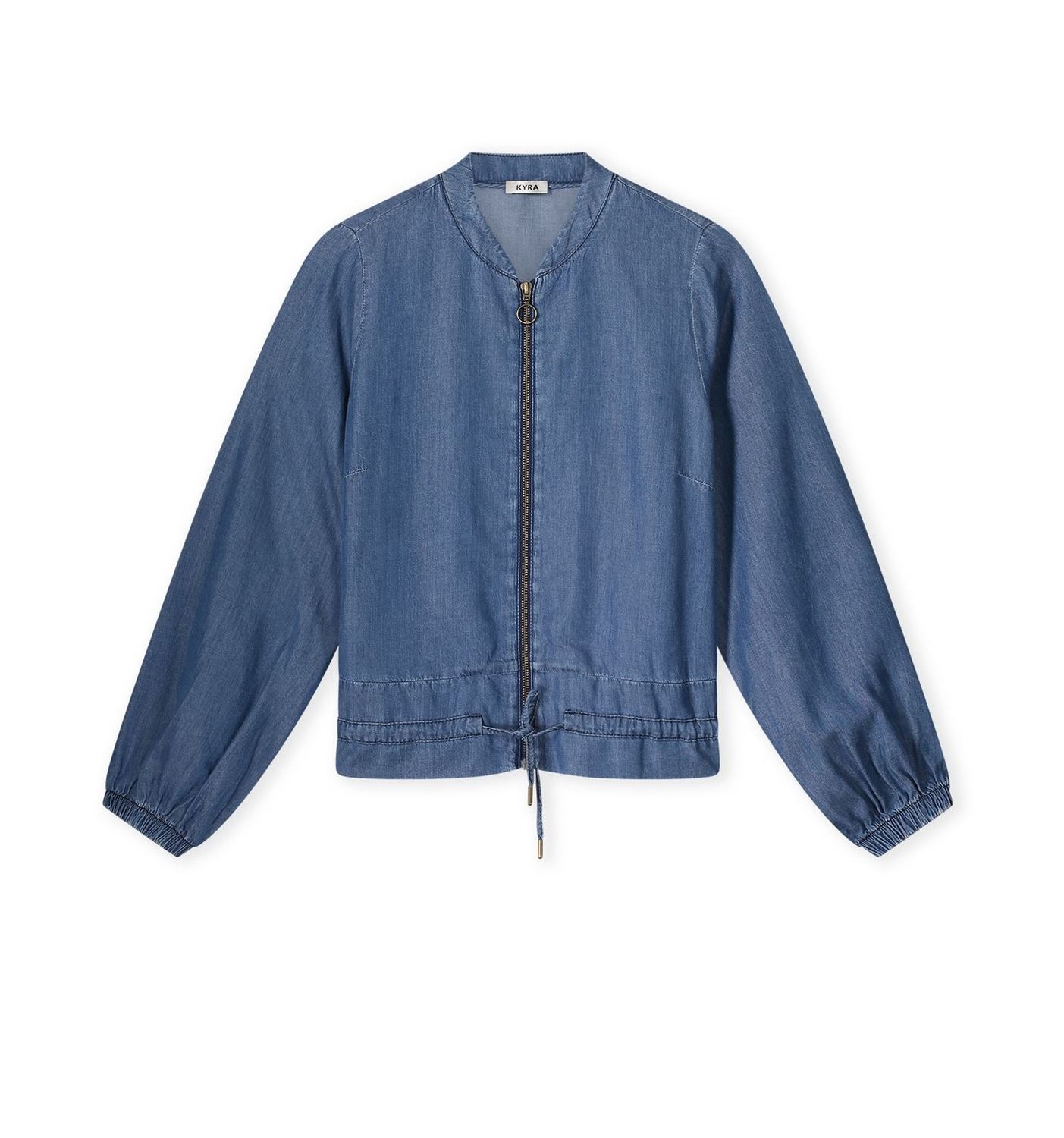 Kyra denim bomber jacket