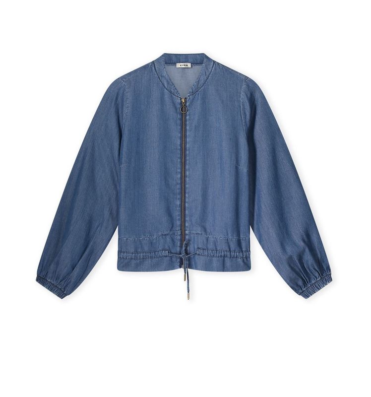 Kyra denim bomber jacket