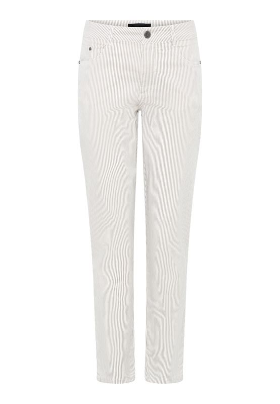 C.RO broek ecru streep