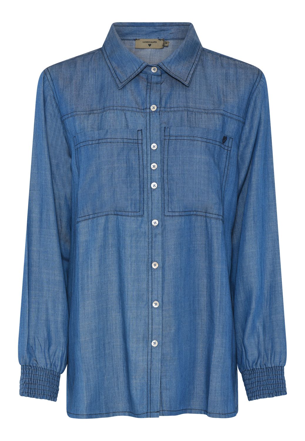 Lundgaard blouse lyocell denim