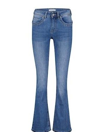 Red Button flair jeans