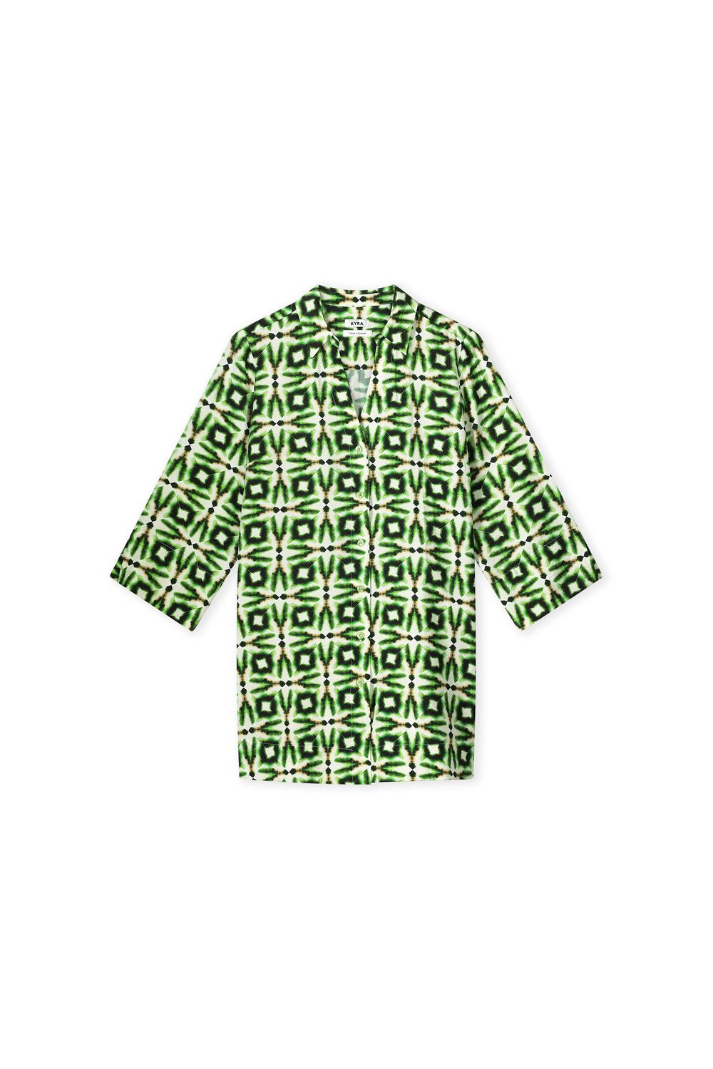 Kyra blouse ikat print