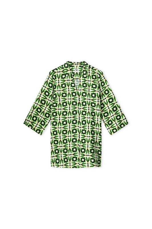 Kyra blouse ikat print