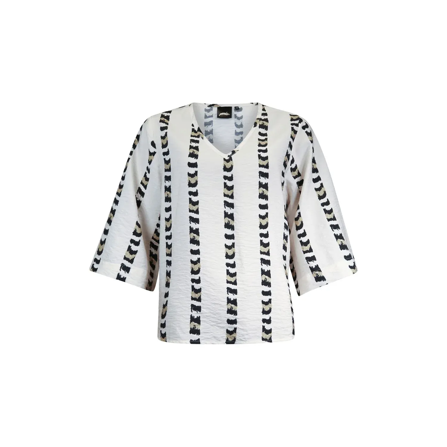 Poools blouson off-white print