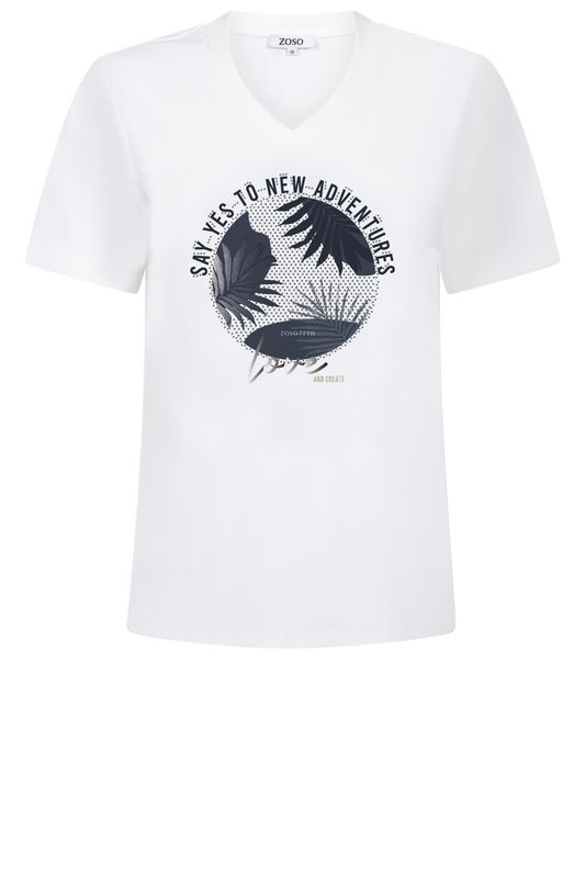 Zoso T-shirt travel opdruk