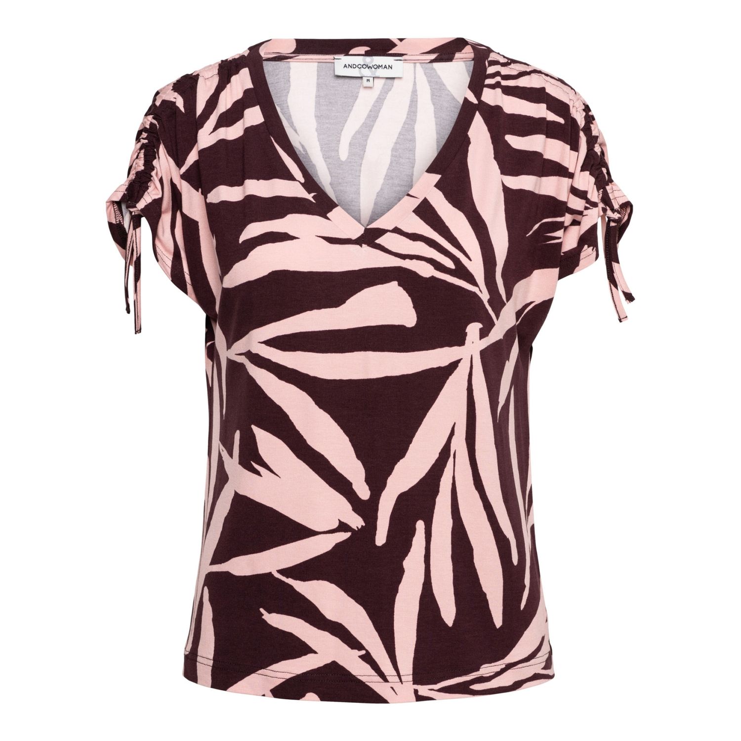 &amp;CO Woman shirt blad print