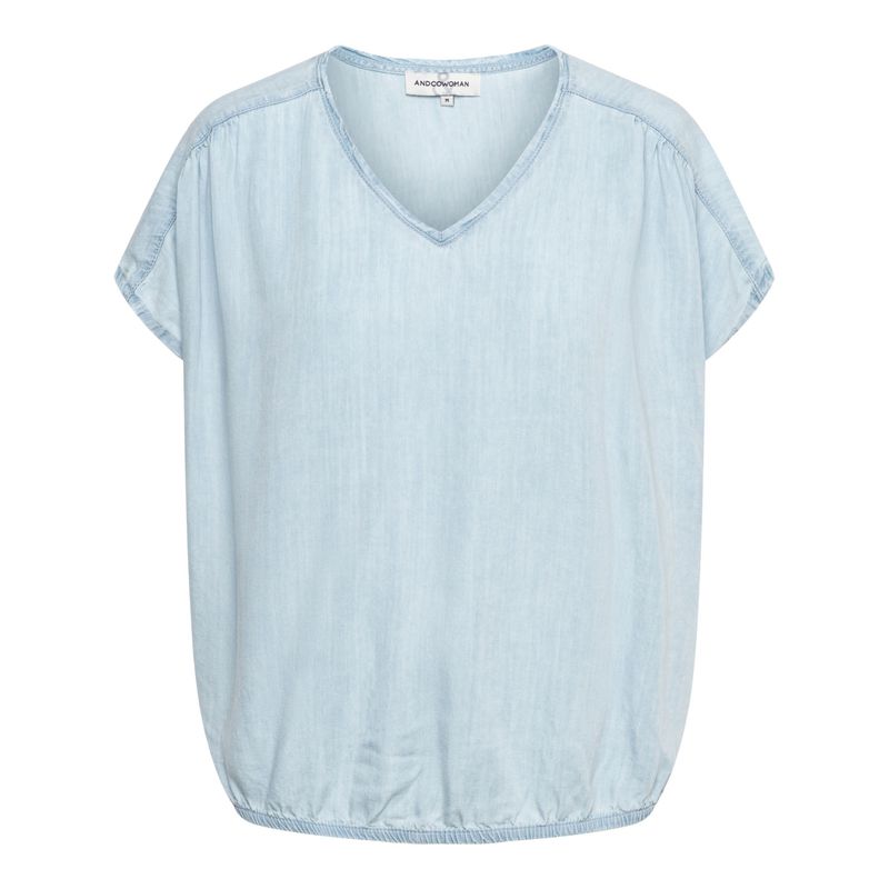 &amp;CO Woman blouson lyocell denim