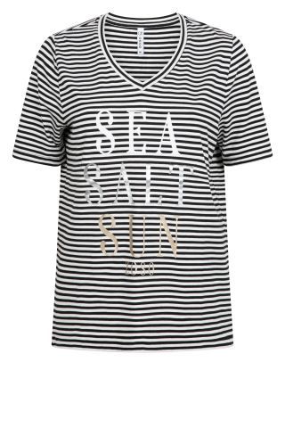 Zoso T-shirt streep tekst