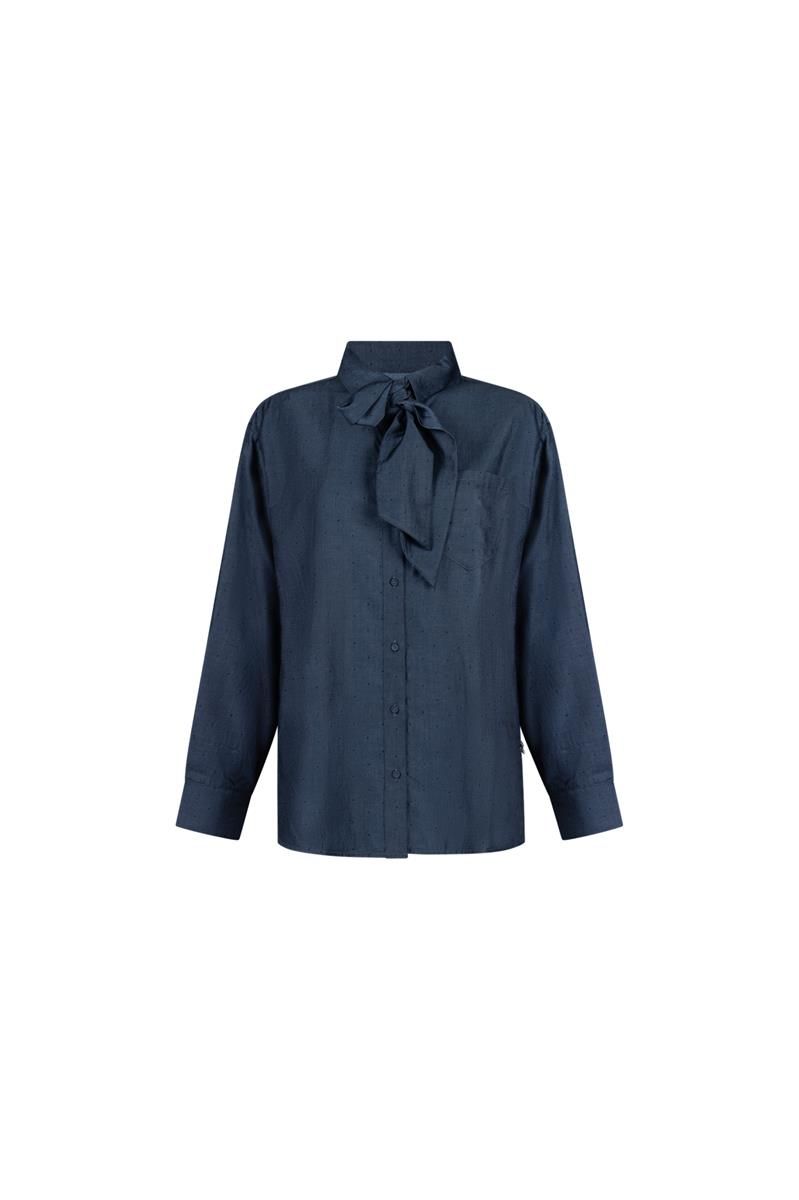 Jansen Amsterdam blouse losse strik