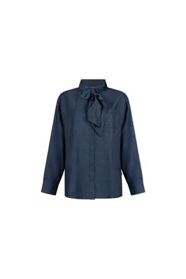 Jansen Amsterdam blouse losse strik