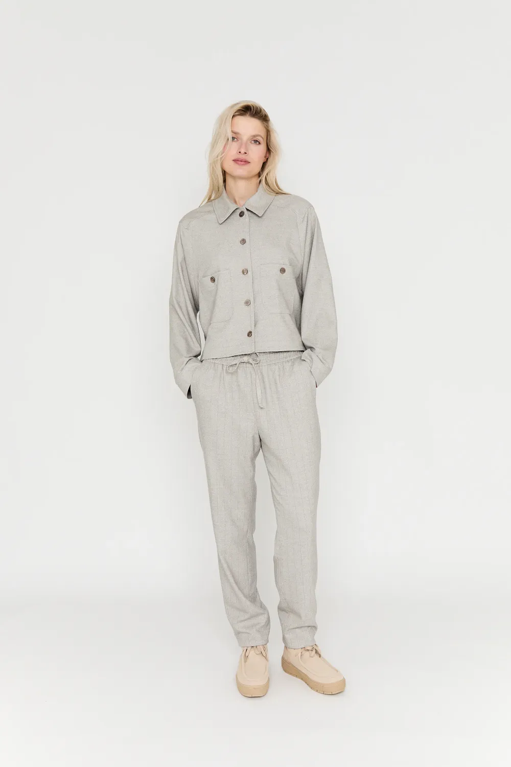 MSCW blouse jacket melange