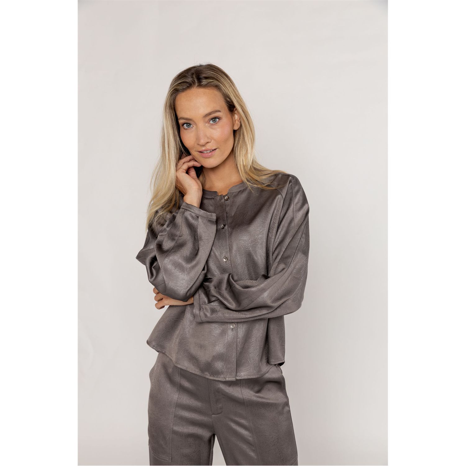 Poools blouse satijn