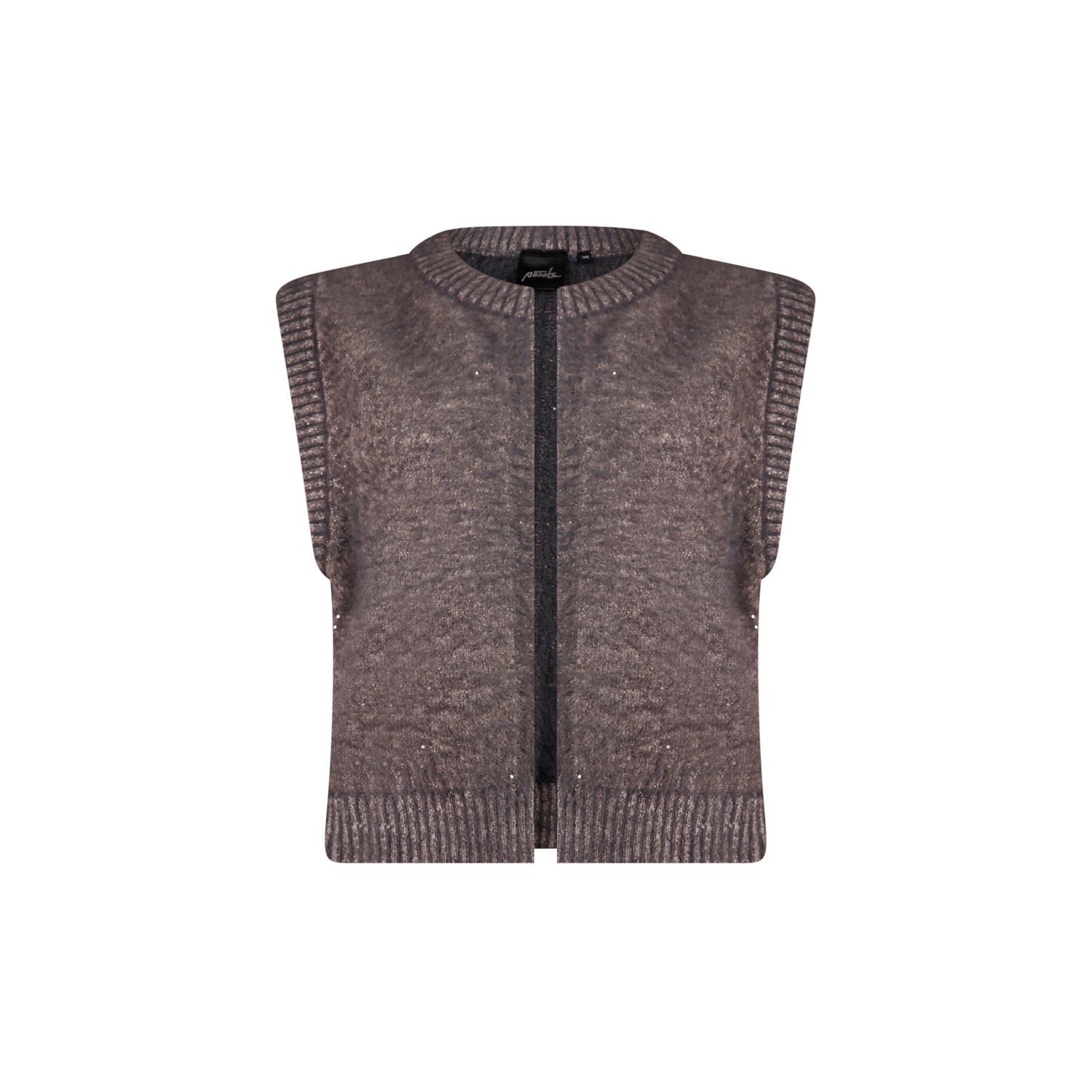 Poools gilet hairy glitter