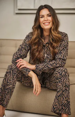 Zoso travel jacket print