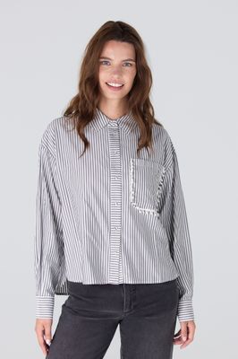Jansen Amsterdam blouse streep parel