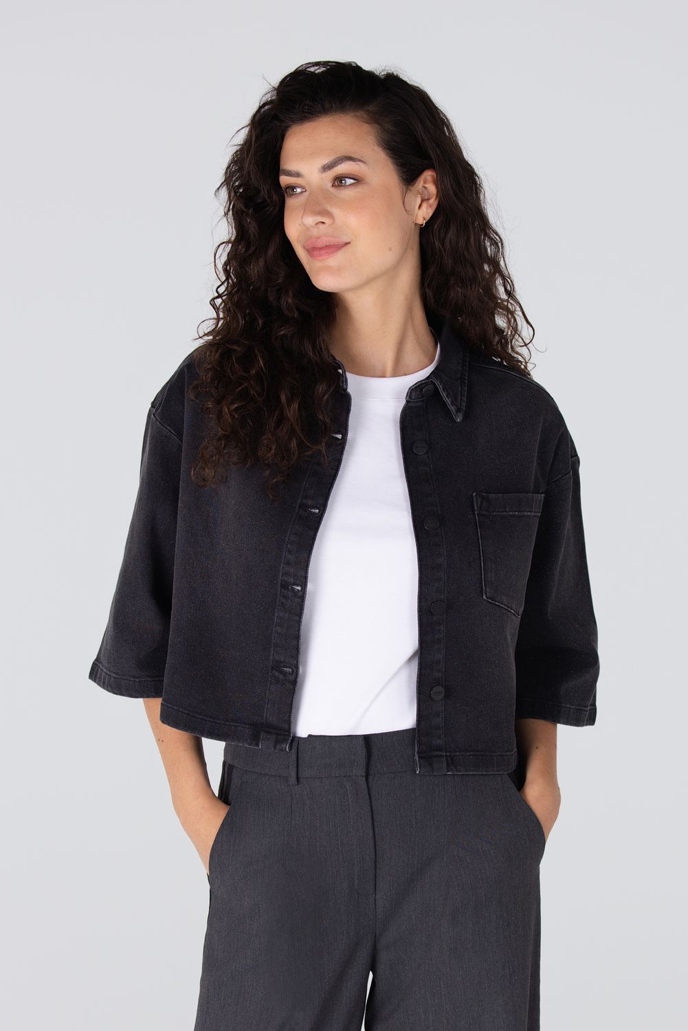 Jansen Amsterdam jacket jeans glitter
