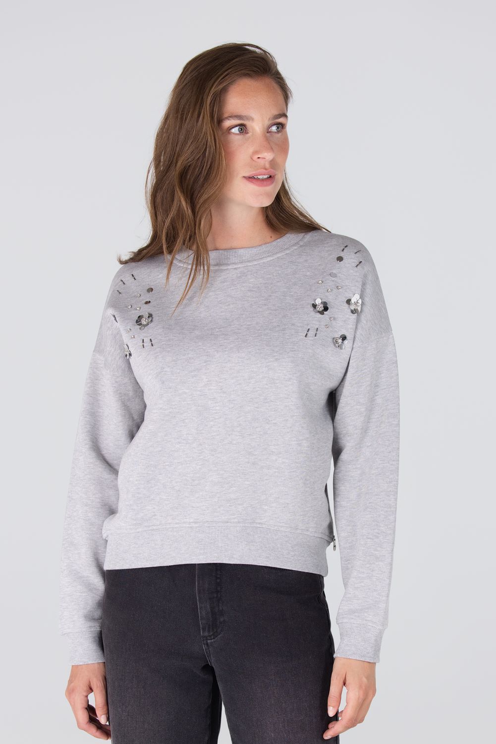 Jansen Amsterdam sweater sierstenen