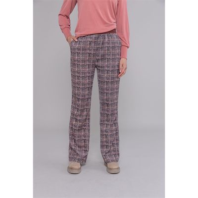 Another Woman broek tweed print