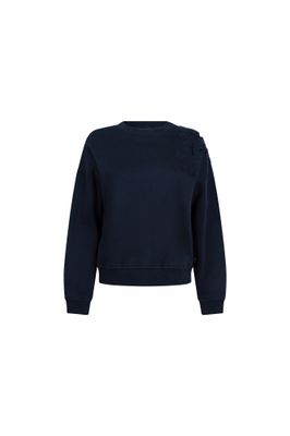 Jansen Amsterdam sweater bloem detail