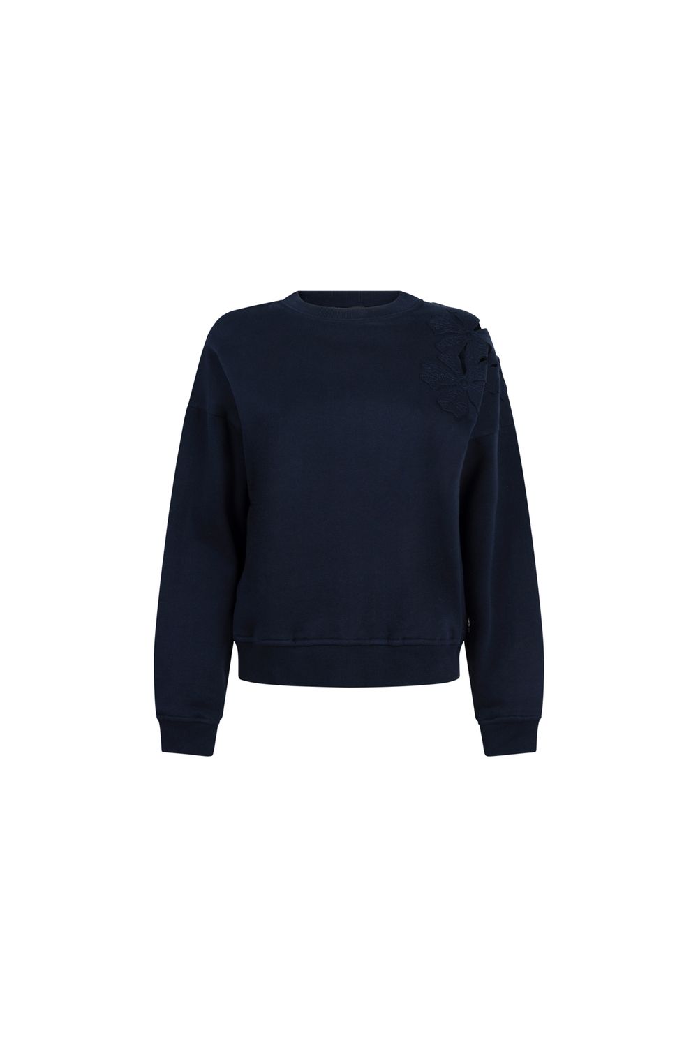 Jansen Amsterdam sweater bloem detail