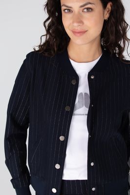 Jansen Amsterdam bomber lurex krijtstreep