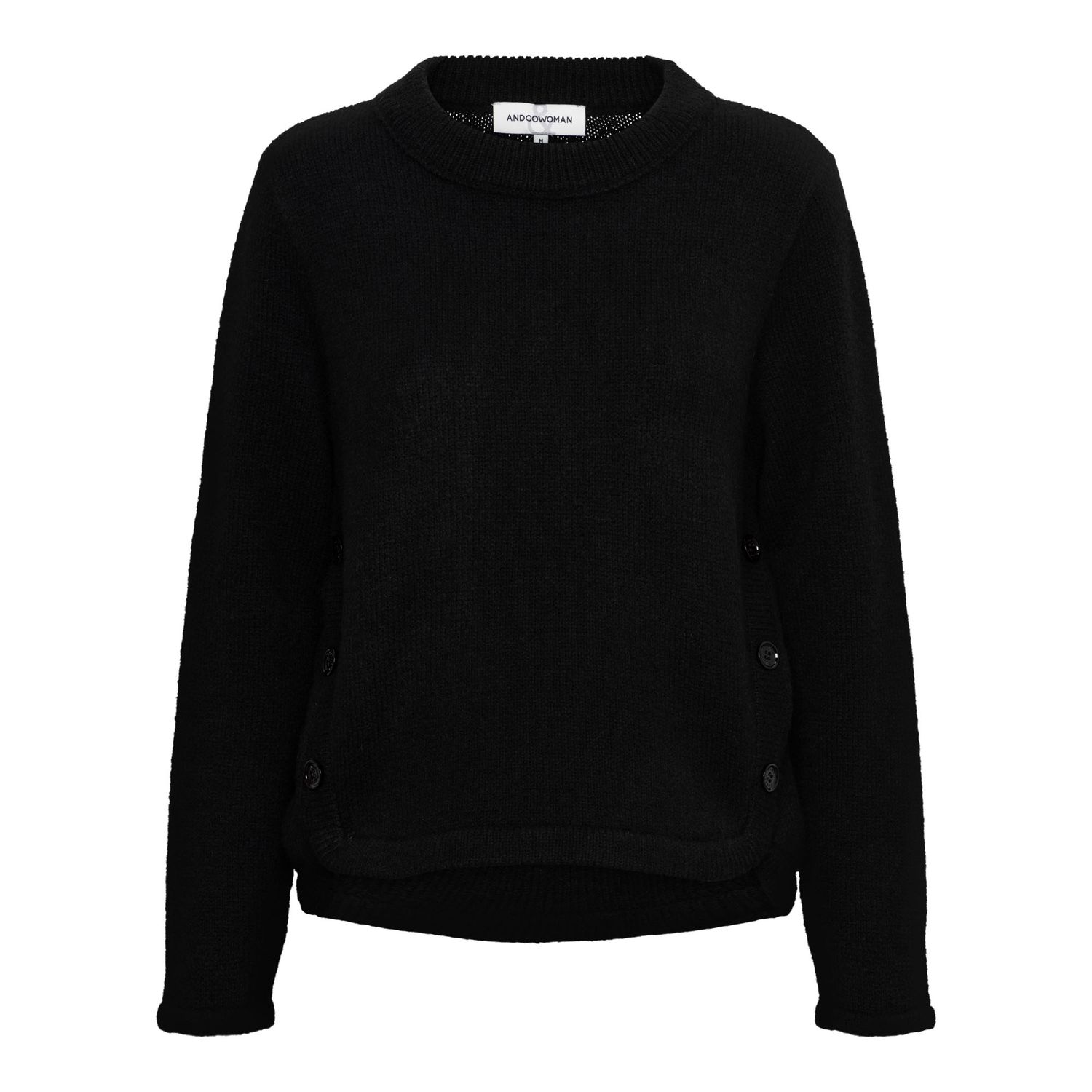 &amp;CO Woman trui knoop detail