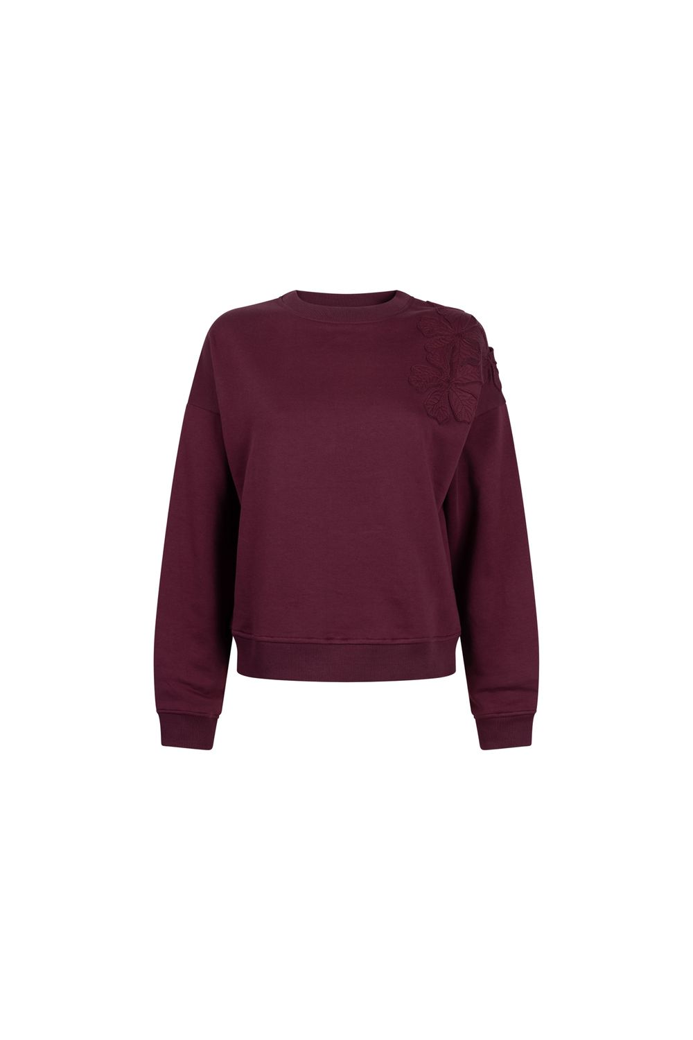 Jansen Amsterdam sweater bloem detail