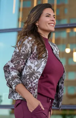 Zoso bomber jacket jacquard