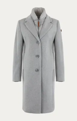 MSCW mantel dubbele kraag