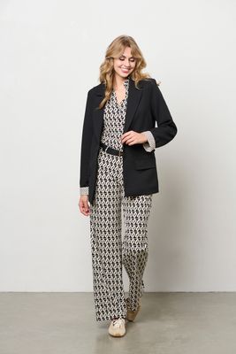 &amp;Co Woman travel broek grafische print