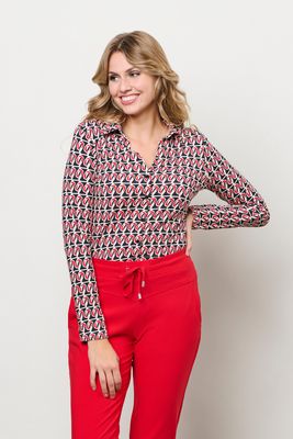&amp;Co Woman blouse grafische print