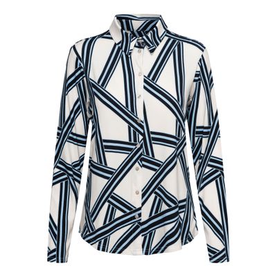 &amp;Co Woman blouse line print