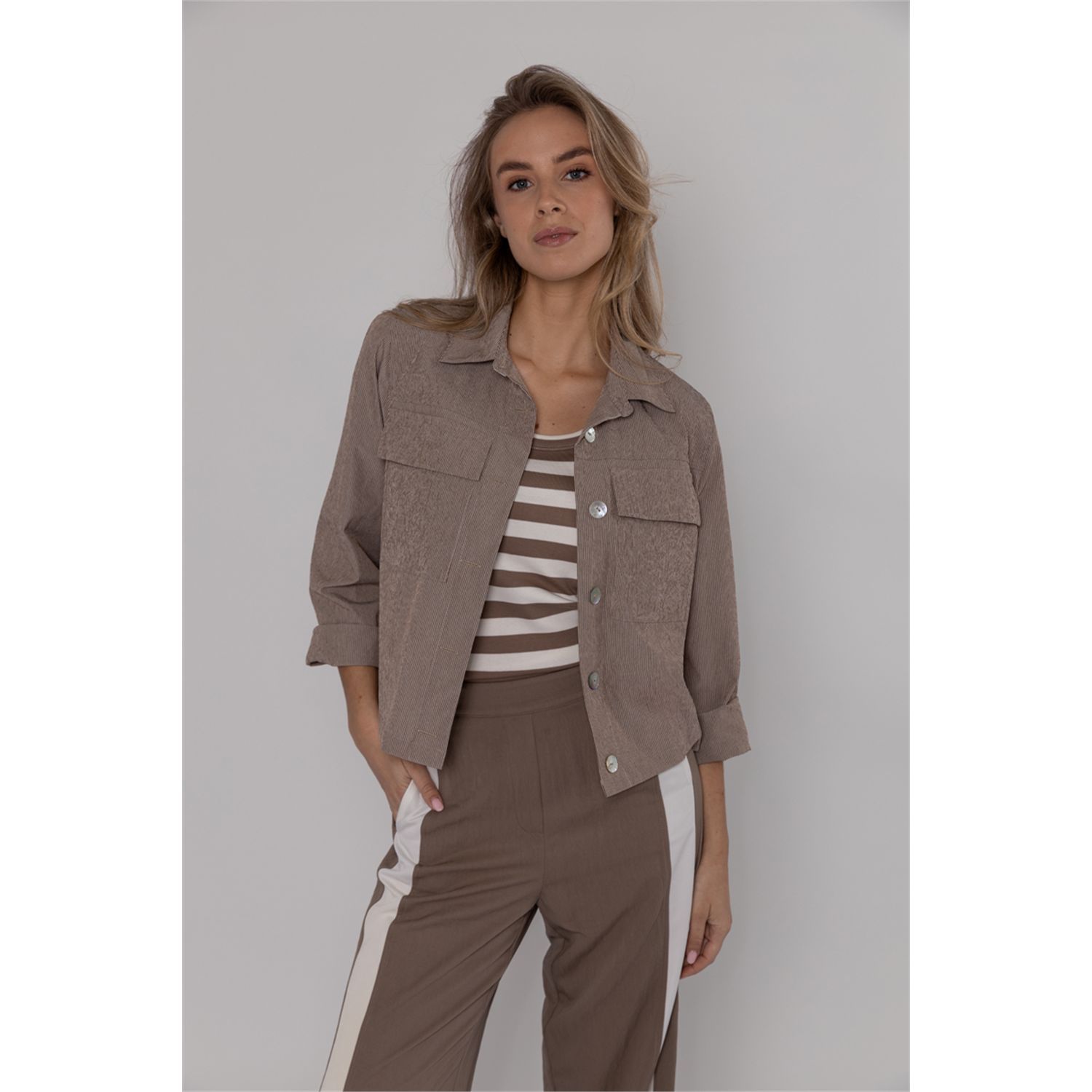 Poools jacket contrast