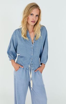 MSCW blouse lyocell denim