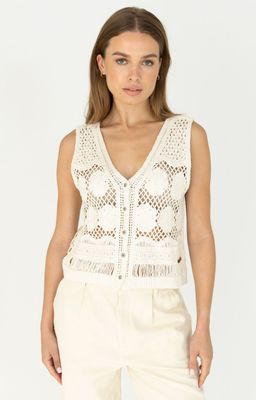 MSCW gilet bloemenmotief