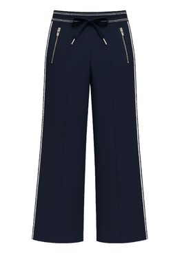 Zoso travel broek wide leg streep