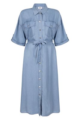 Zoso denim doorknoopjurk