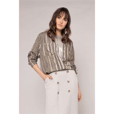 Another Woman blouse jasje olive streep