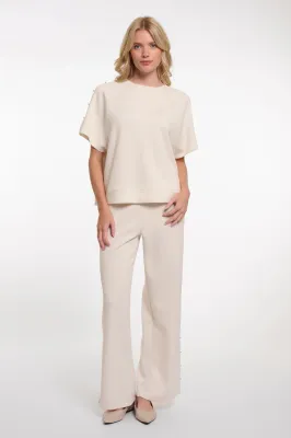 Rino &amp; Pelle pull-on broek split en knoop details