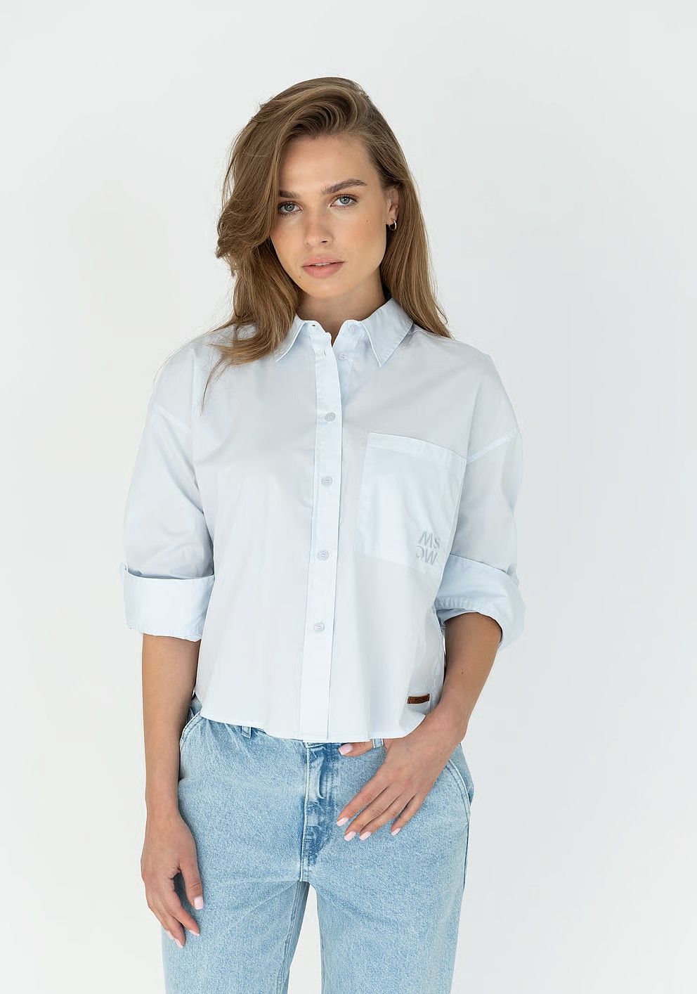 MSCW blouse logo borstzakje