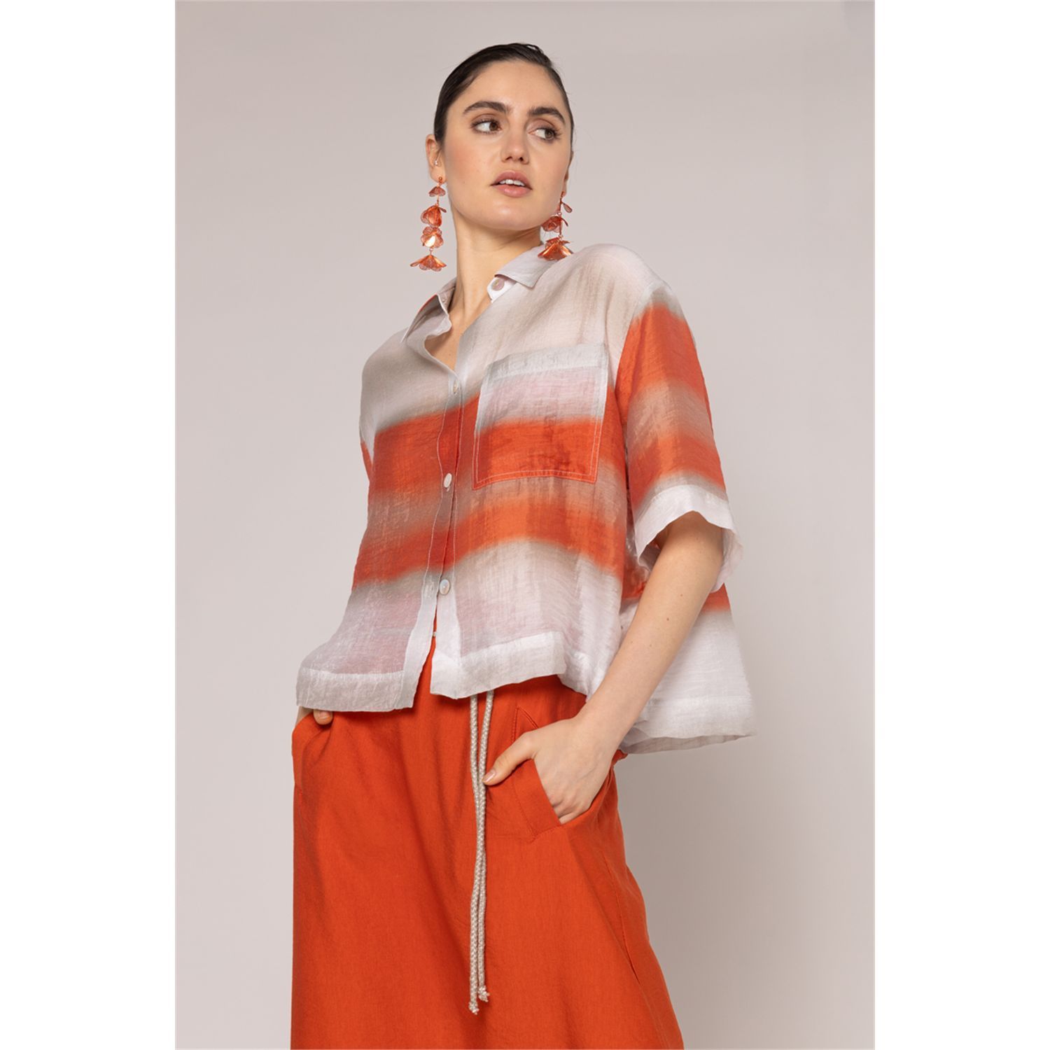 Another Woman blouse tie-dye