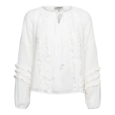 &amp;Co Woman blouson ruffles