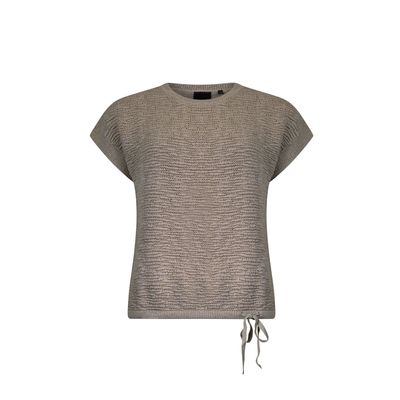 Poools mouwloze trui tape-garen