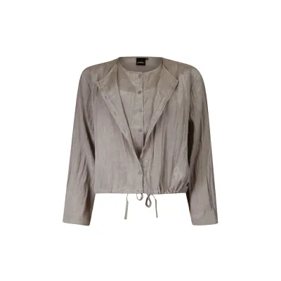 Poools blouse dubbele sluiting